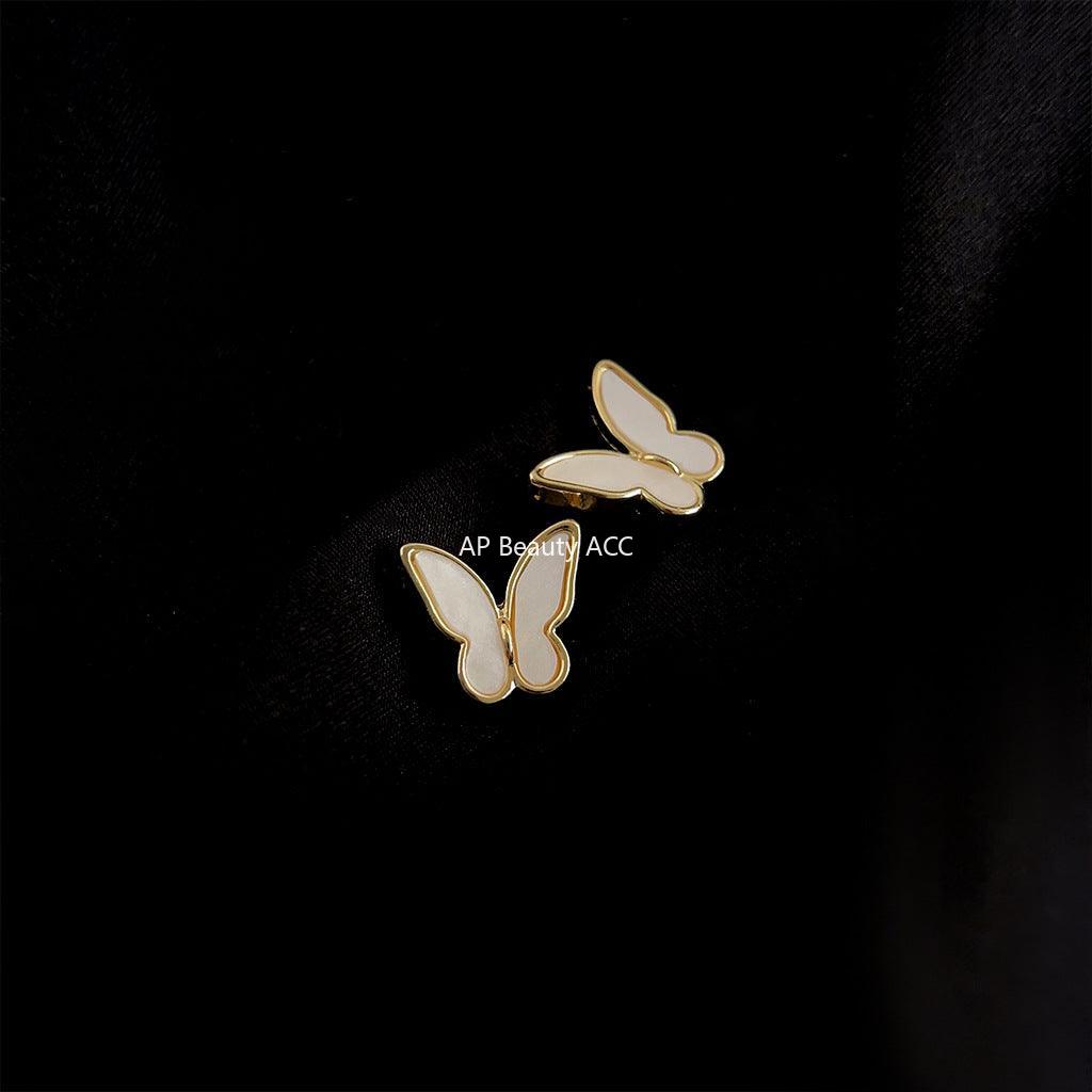 C관 - 나비 디자인 14K 도금 산뜻한 데일리 귀걸이 [3620] 24.03-1