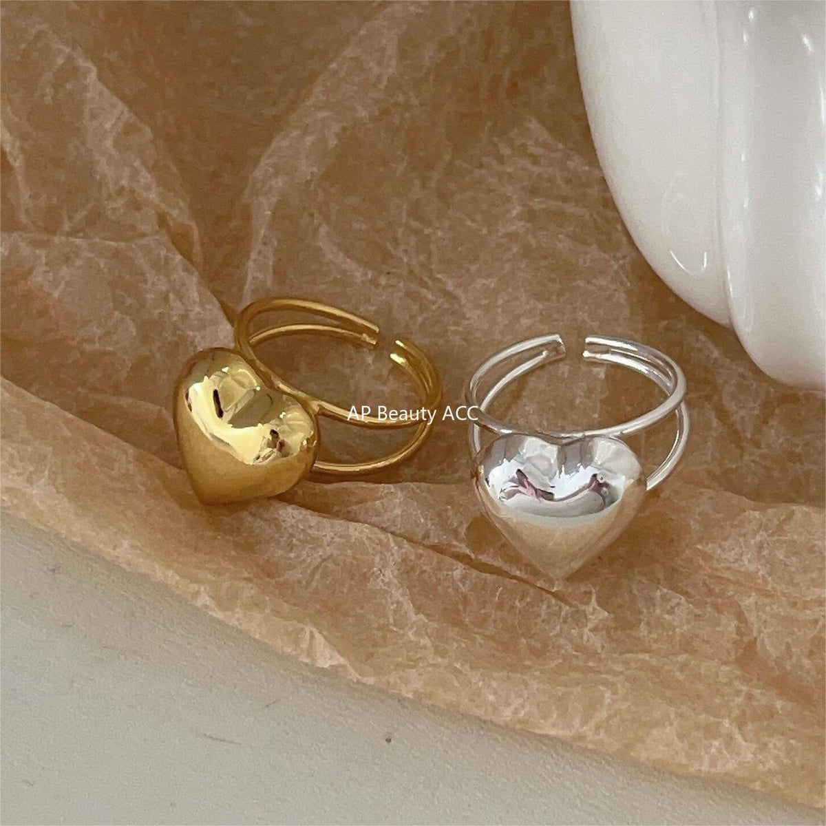 F관 - 925 실버 하트 오픈형 반지 [J1524] 25.10-1