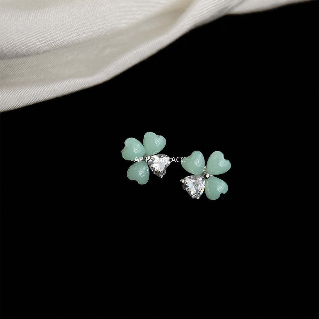 C관 - 미니 큐빅 플라워 스윗한 심플 우아한 귀걸이 [4599] 24.07-3