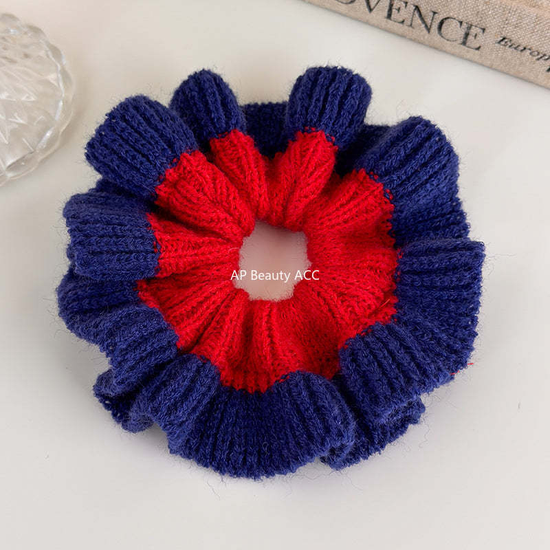 E관 - 투톤 컬러 니트 울 곱창 헤어밴드 [27516] 25.09-4