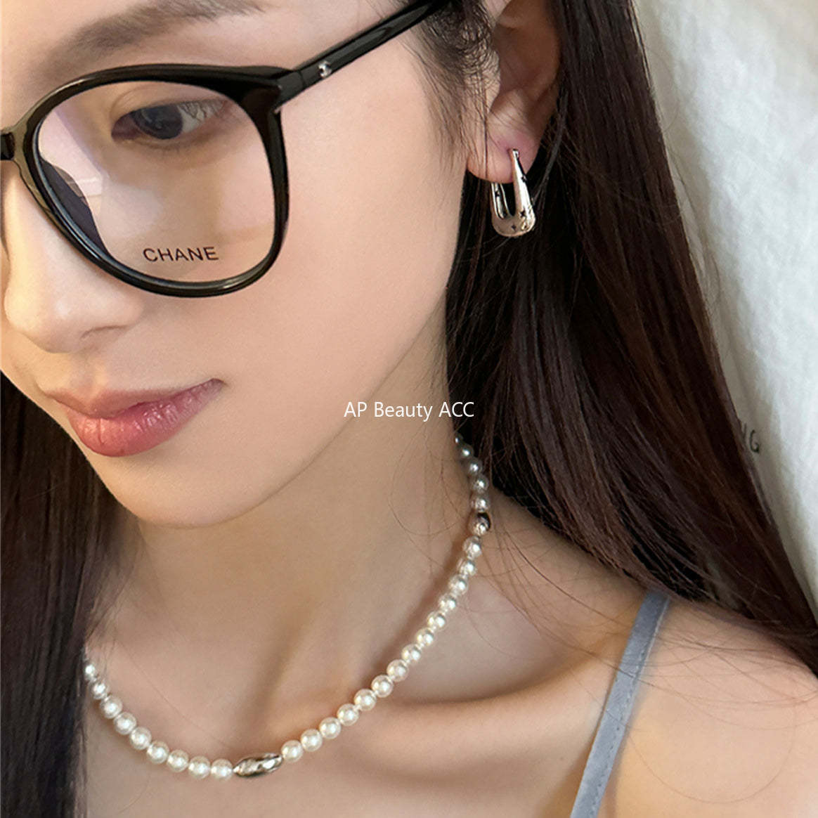 A관 - 925 은침 독특한 사각형 디자인 별 장식 링형 귀걸이 [EH-3081] 24.08-2