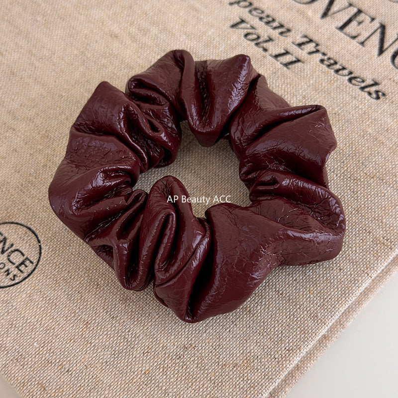 E관 - 프렌치 빈티지 가죽 곱창 헤어밴드 [27539] 25.10-1