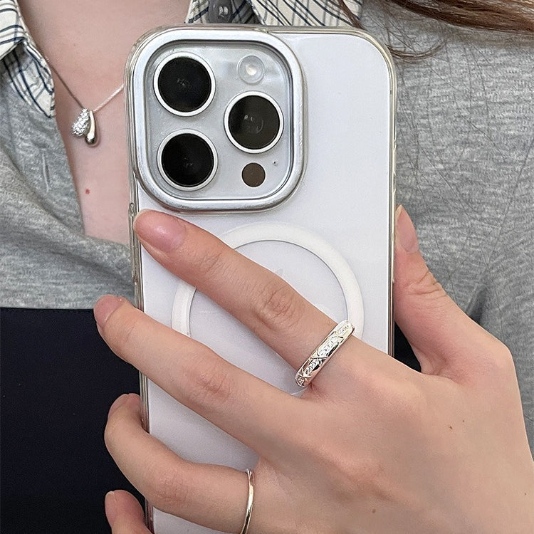 A관 - 큐빅 미니 크로스 디자인 오픈형 반지 [JZ-0727] 25.11-1