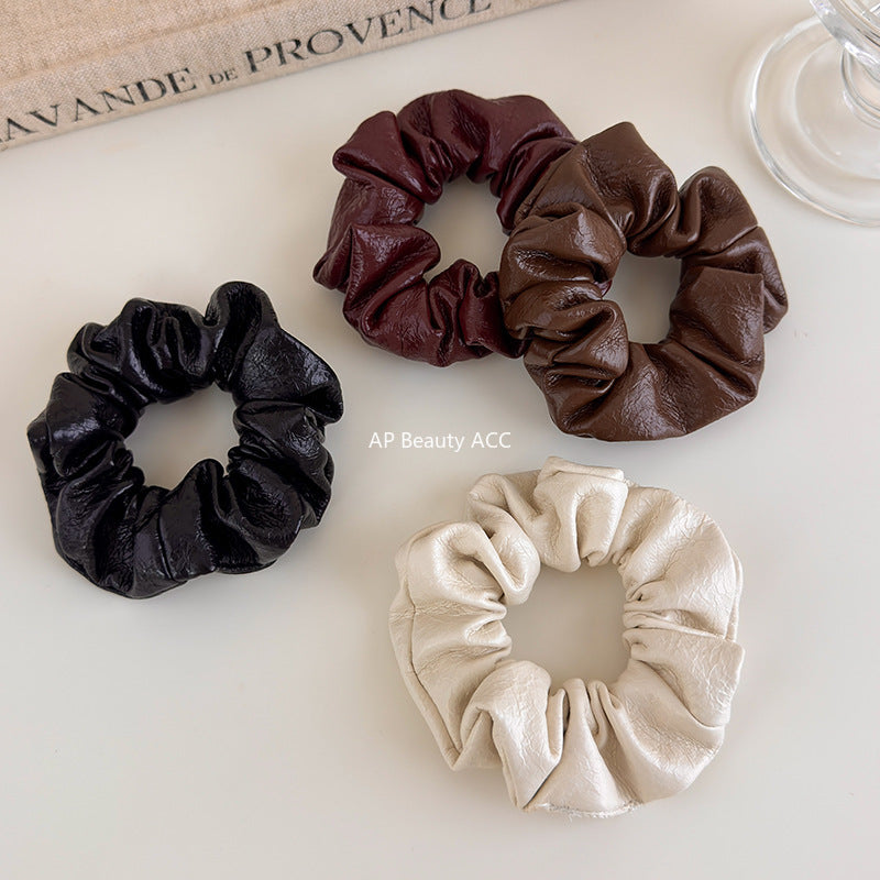 E관 - 프렌치 빈티지 가죽 곱창 헤어밴드 [27539] 25.10-1