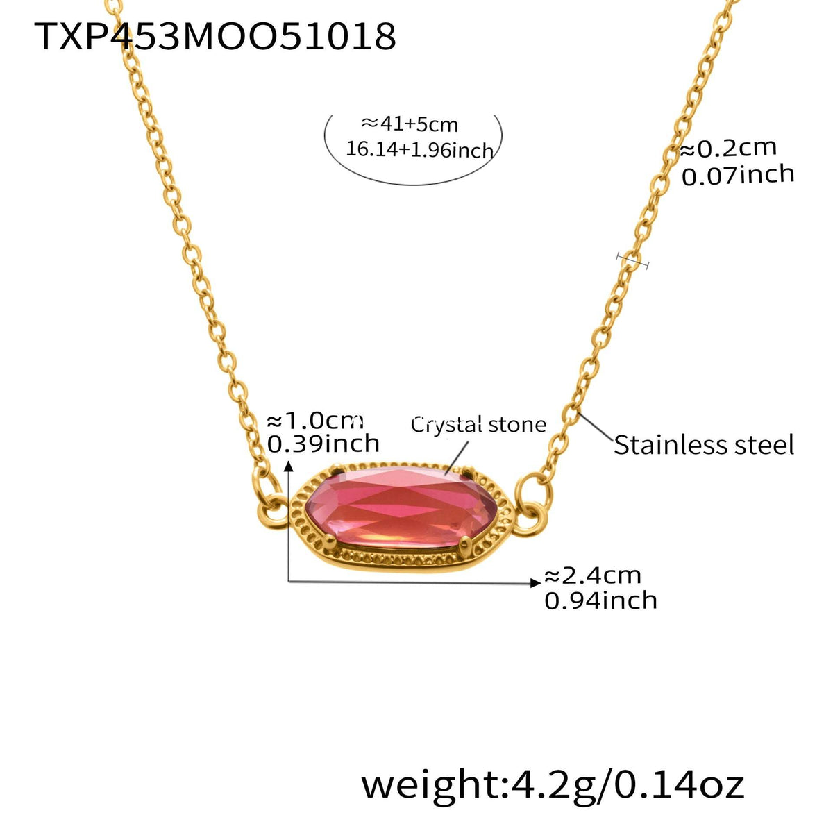 D관 - 스테인리스 스틸 크리스탈 큐브 플라워 큐빅 펜던트 목걸이 팔찌 [TXP453] 25.10-4