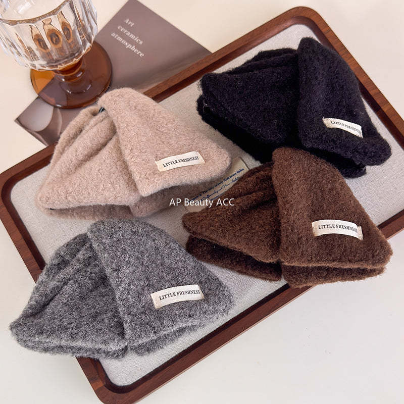 E관 - 모직 컬러 삼각형 대형 집게핀 [27721] 25.11-4