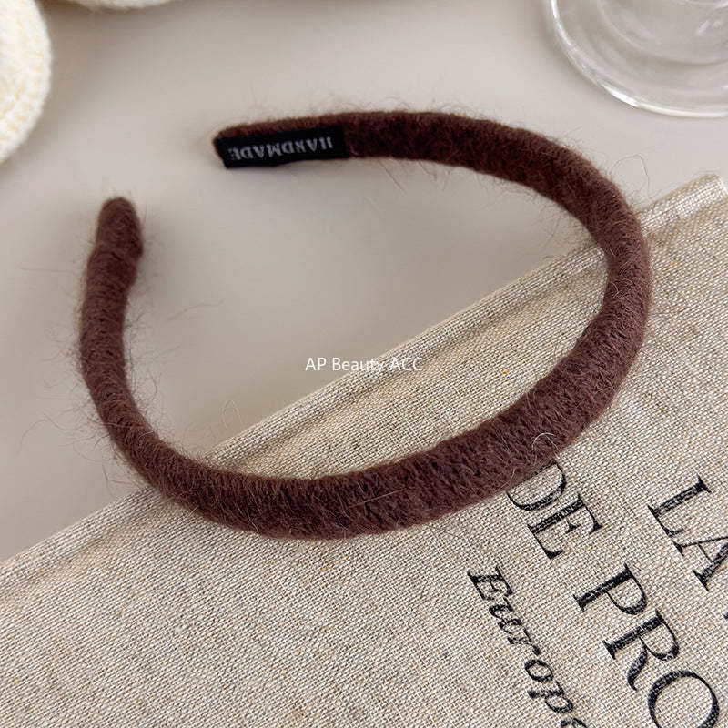 E관 - 털실 소재 볼륨 얇은 머리띠 [27651] 25.11-3