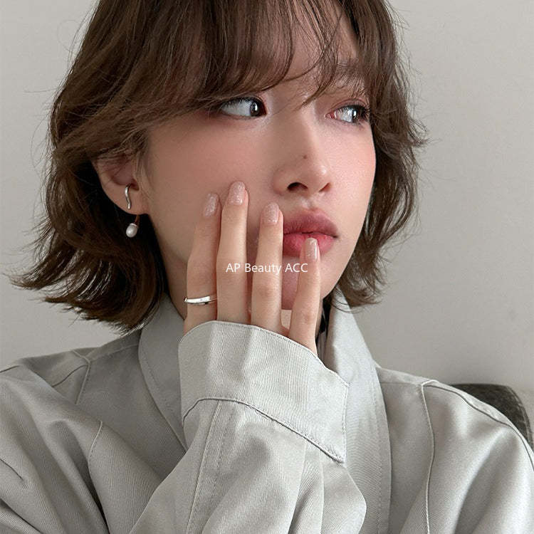 A관 - 진주 925 은침 이너컨츠 귀걸이 [EH-4337] 25.12-3