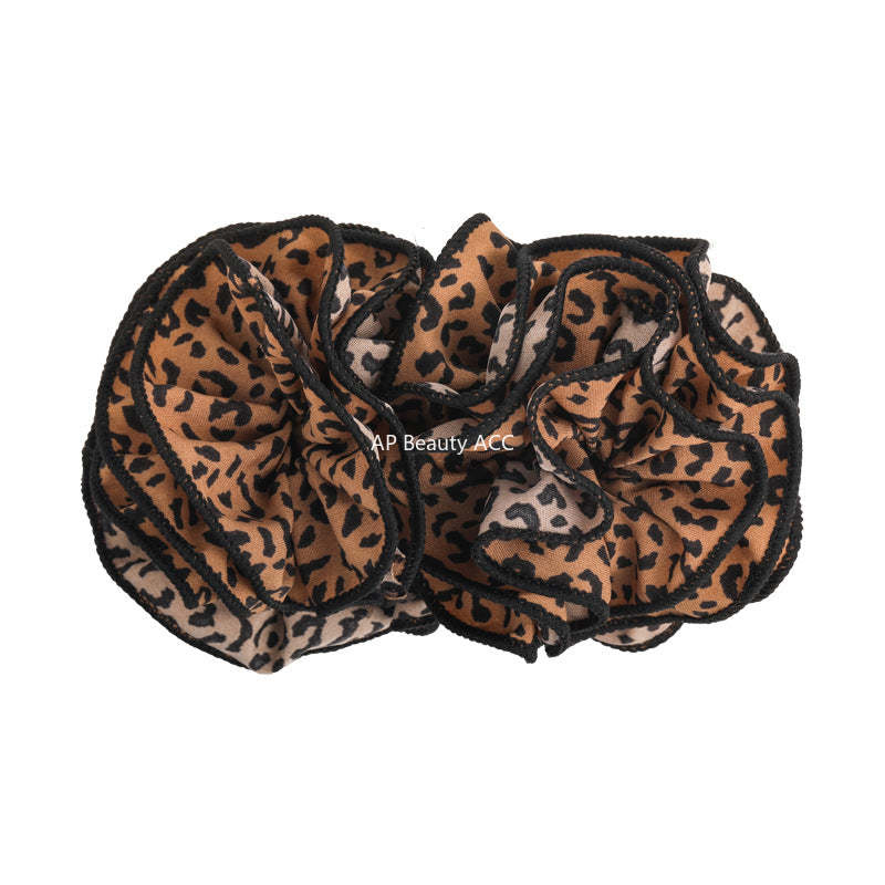 E관 - 호피 플라워 입체 디자인 집게핀 [27718] 25.11-4