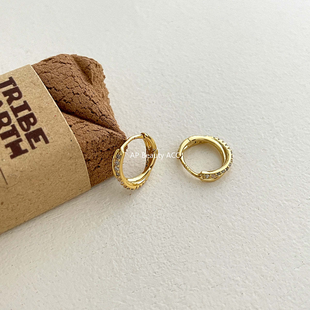 A관 - 925 은침 뫼비우스 큐빅 링 귀걸이 [EH-4132] 25.10-5