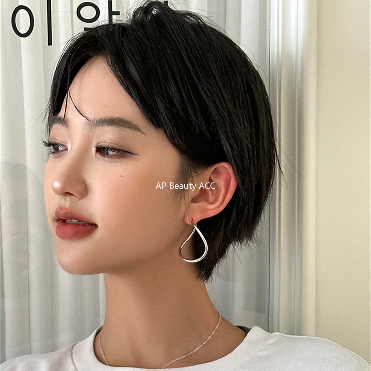A관 - 925 은침 모비우스 베이직 링형 귀걸이 [EH-3146] 24.11-2