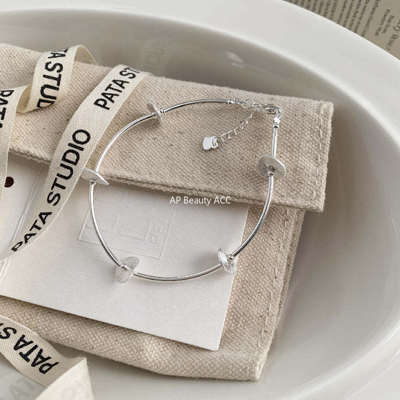 A관 - 십자가 흑마노 흑요석 925 실버 팔찌 [1512] 25.11-3