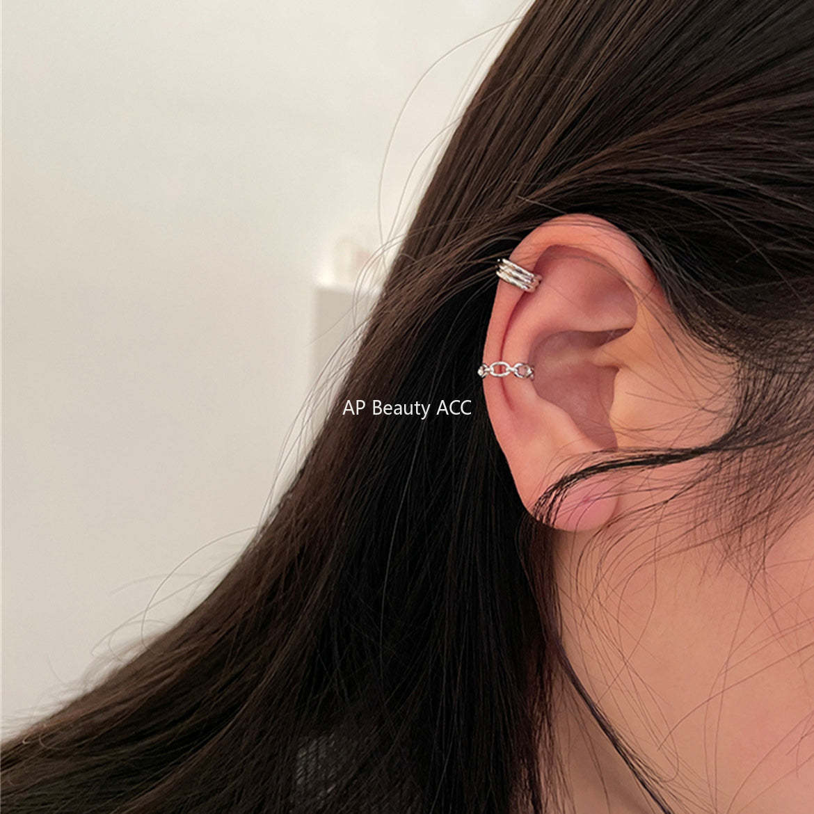 A관 - 925 은침 심플 레이어드 디자인 귀걸이 [EH-3132] 25.01-1