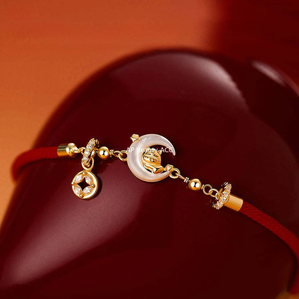 B관 - 925 실버 달 말 디자인 목걸이 팔찌 귀걸이 [YC3353N_1 YC7046E_1 YC4915SL_1] 25.12-1