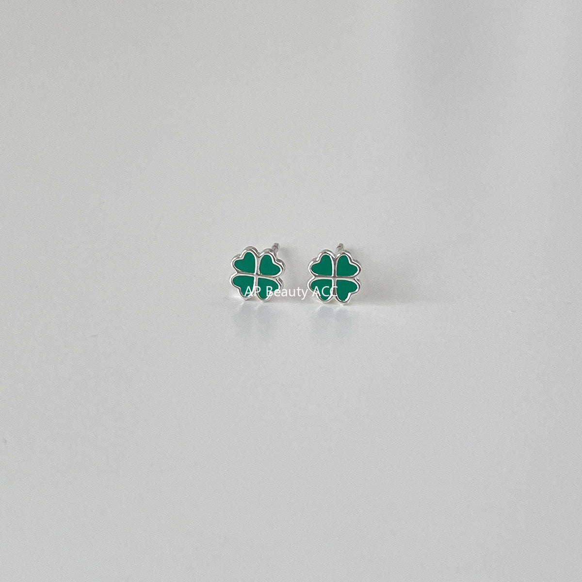 A관 - 925 은침 클로버 버섯 디자인 귀걸이 [EH-4232] 25.10-3