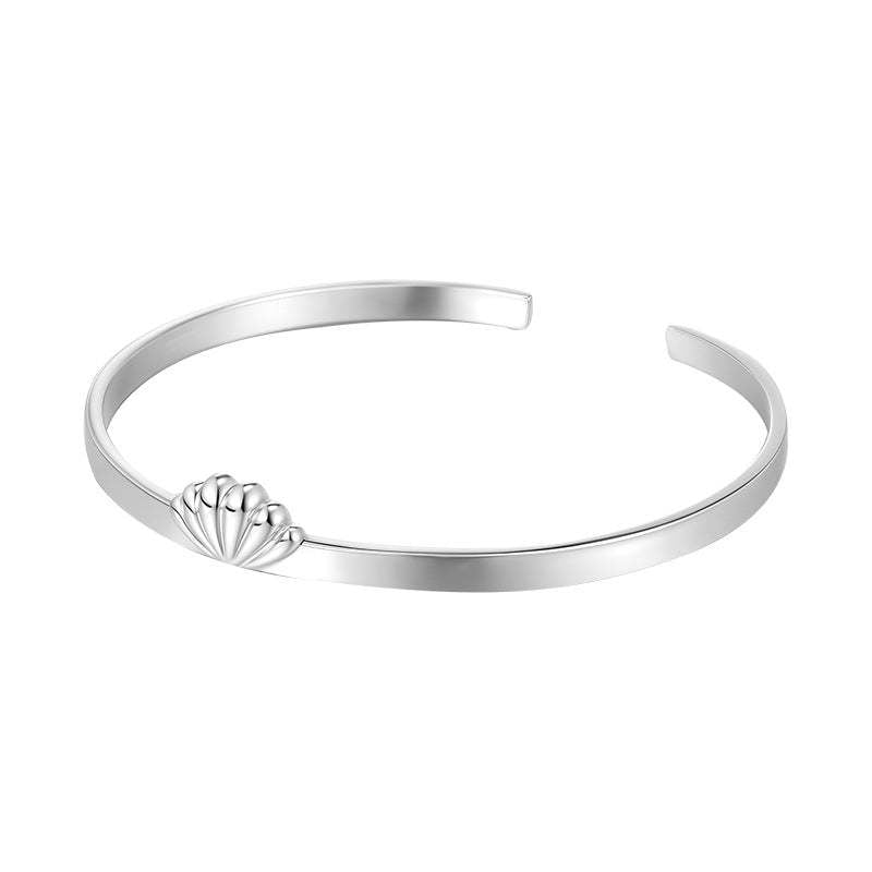 A관 - 불가사리 조개 925 실버 스트랩 팔찌 [SL-488] 25.12-1