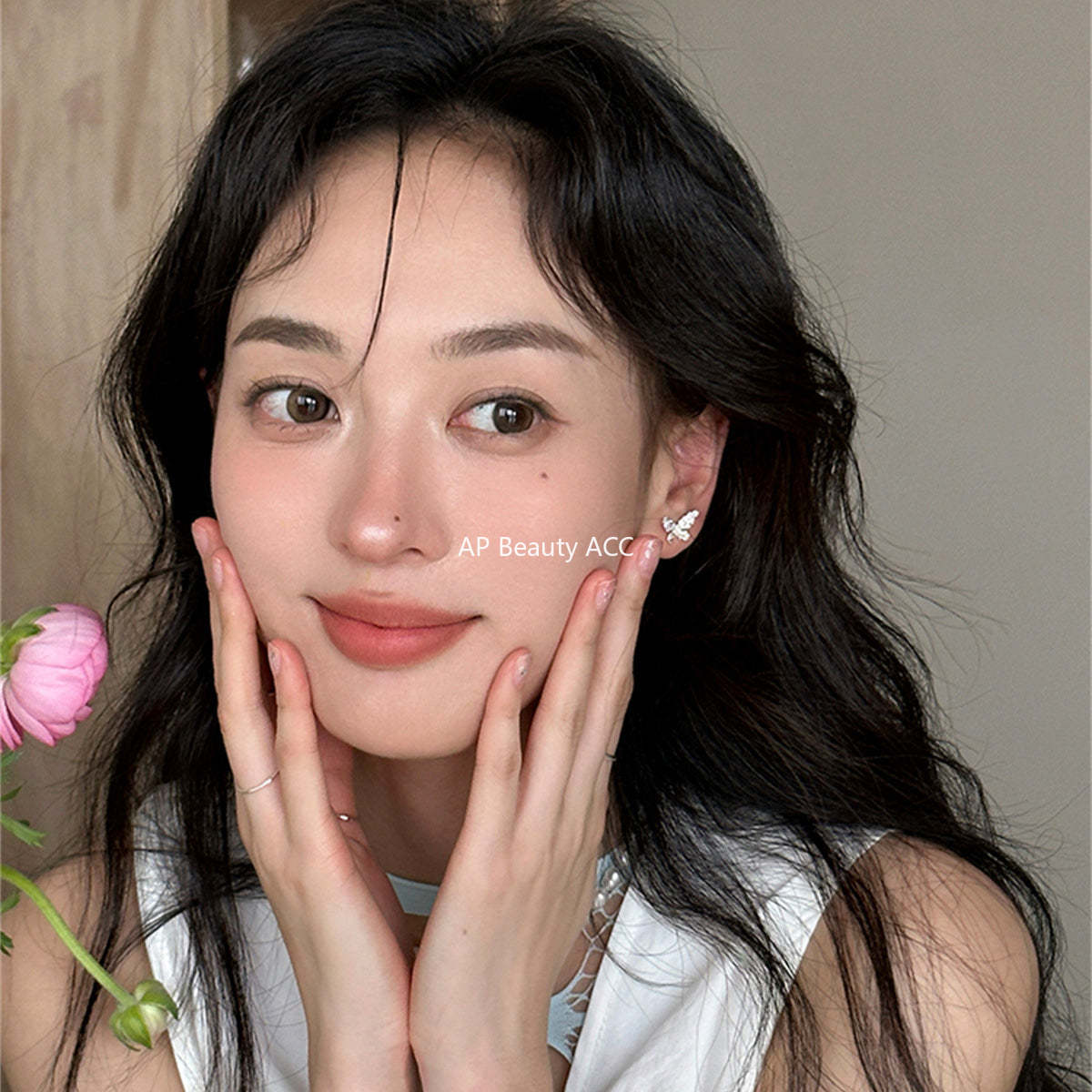 A관 - 925 은침 풀큐빅 나비 귀걸이 [EH-3716] 25.06-4