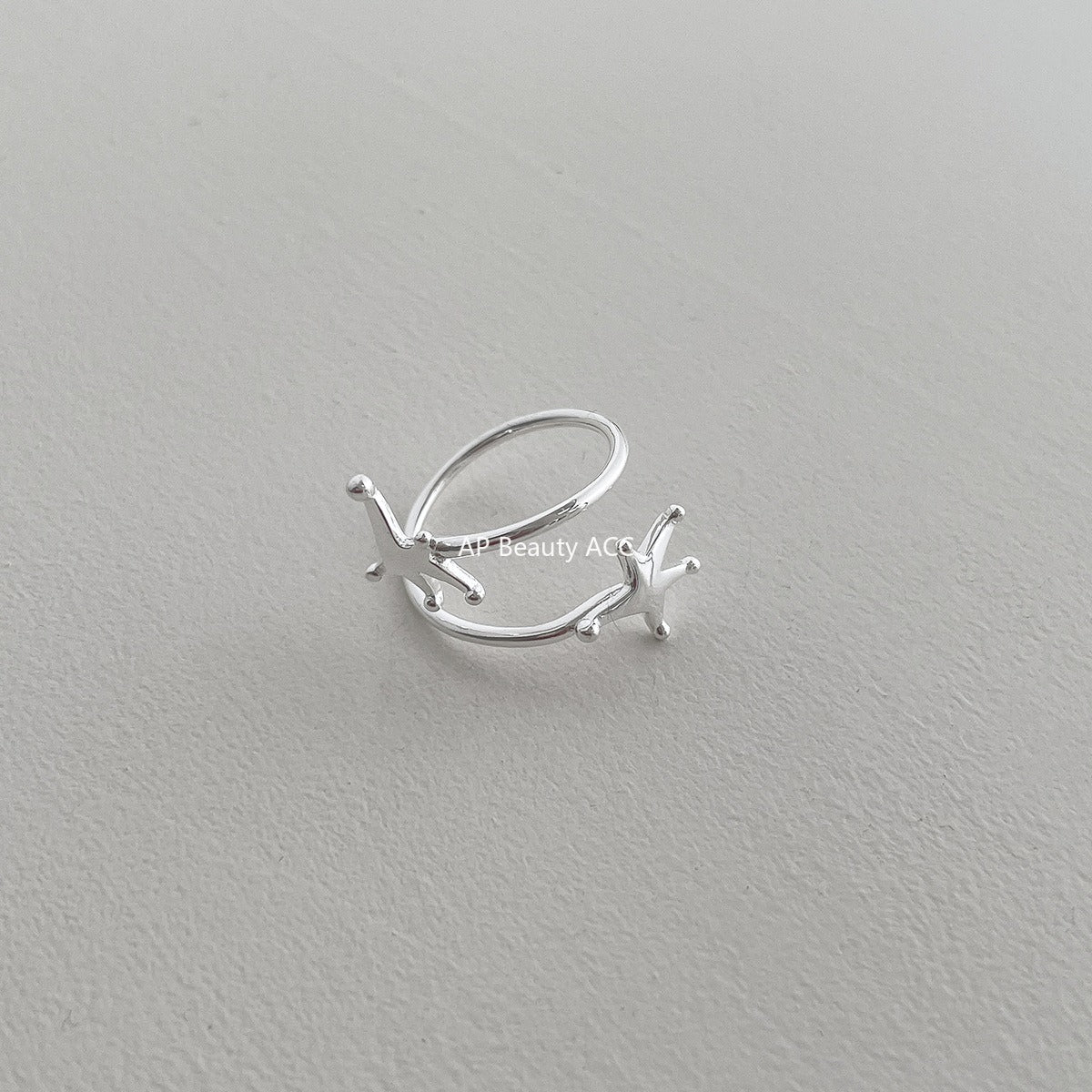 A관 - 925 실버 유니크 별 디자인 반지 [JZ-0716] 25.11-1