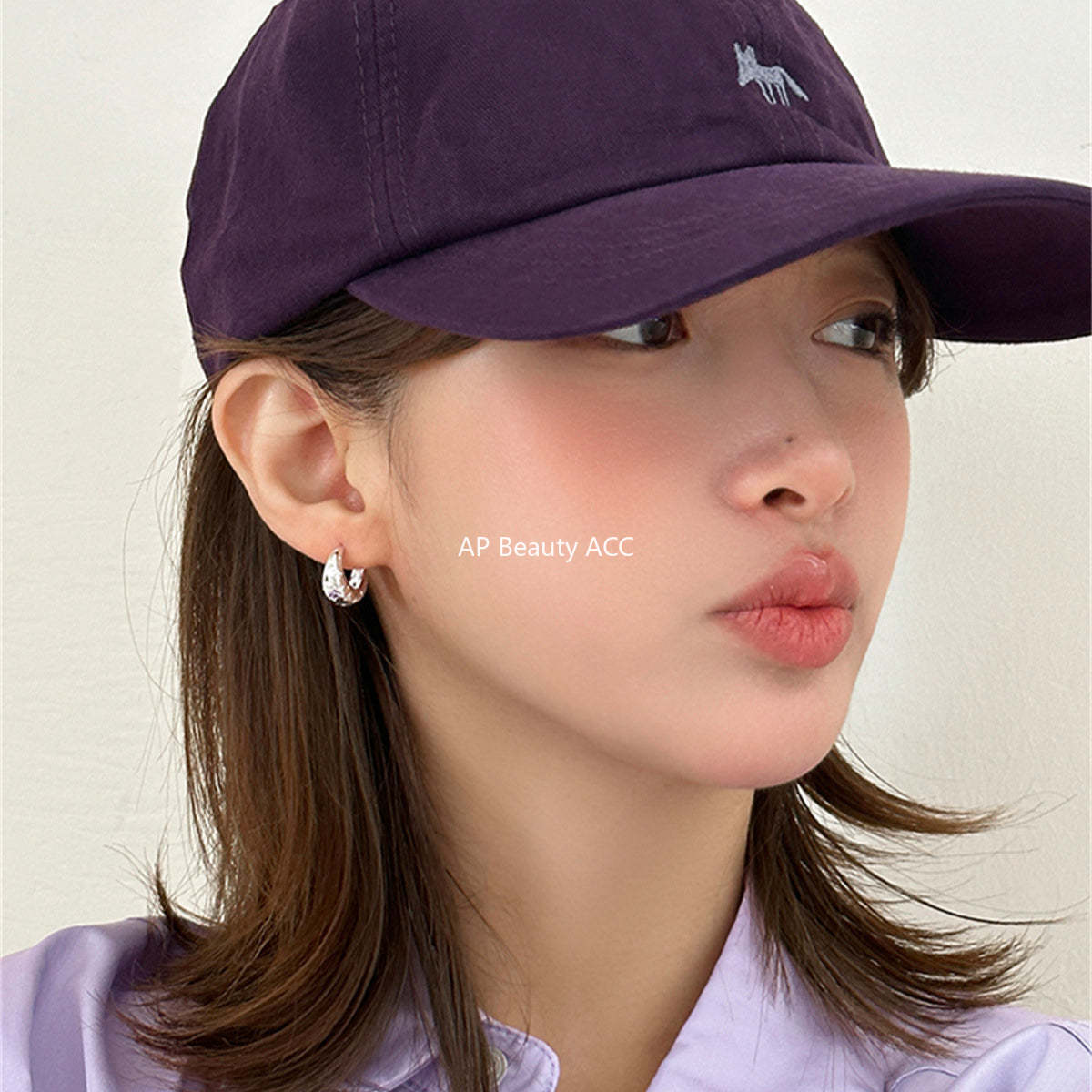 A관 - 큐빅 스타 포인트 925 은침 귀걸이 [EH-3684] 25.07-1