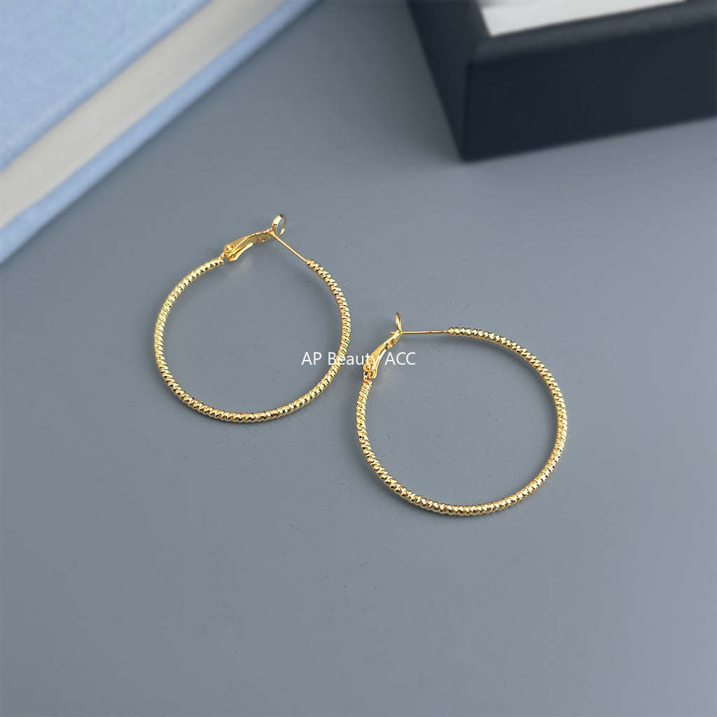 C관 - 대형 후프 링 925 은침 귀걸이 [7165-7172] 25.11-4