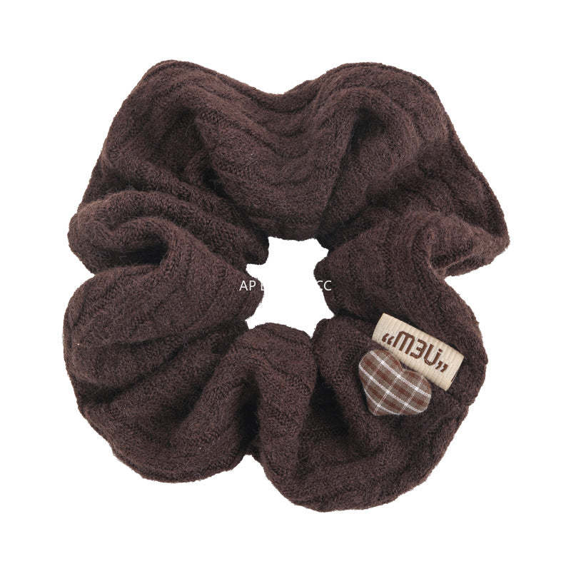 E관 - 꽈배기 니트 셔링 곱창 헤어밴드 [27707] 25.11-4