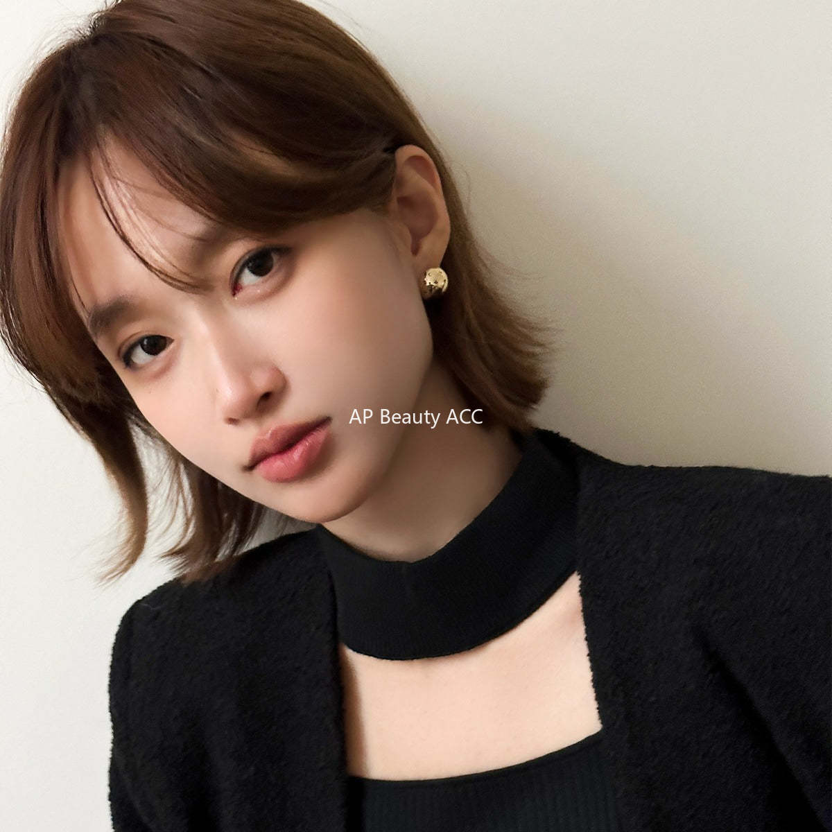 A관 - 925 은침 원형 볼 알파벳 디자인 귀걸이 [EH-2761] 24.04-1