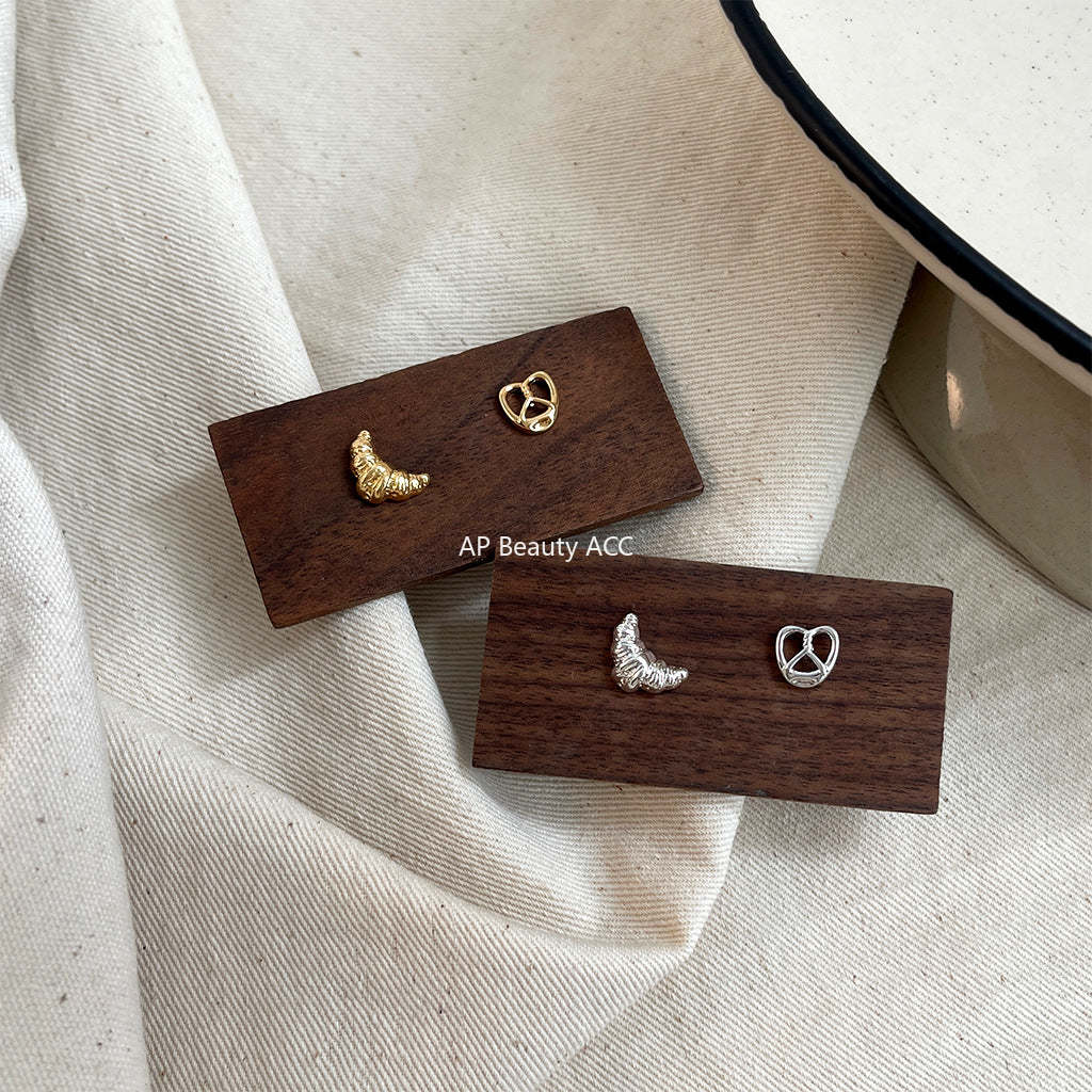 C관 - 14K 도금 비대칭 디자인 미니 귀걸이 [4315-4316] 24.06-3