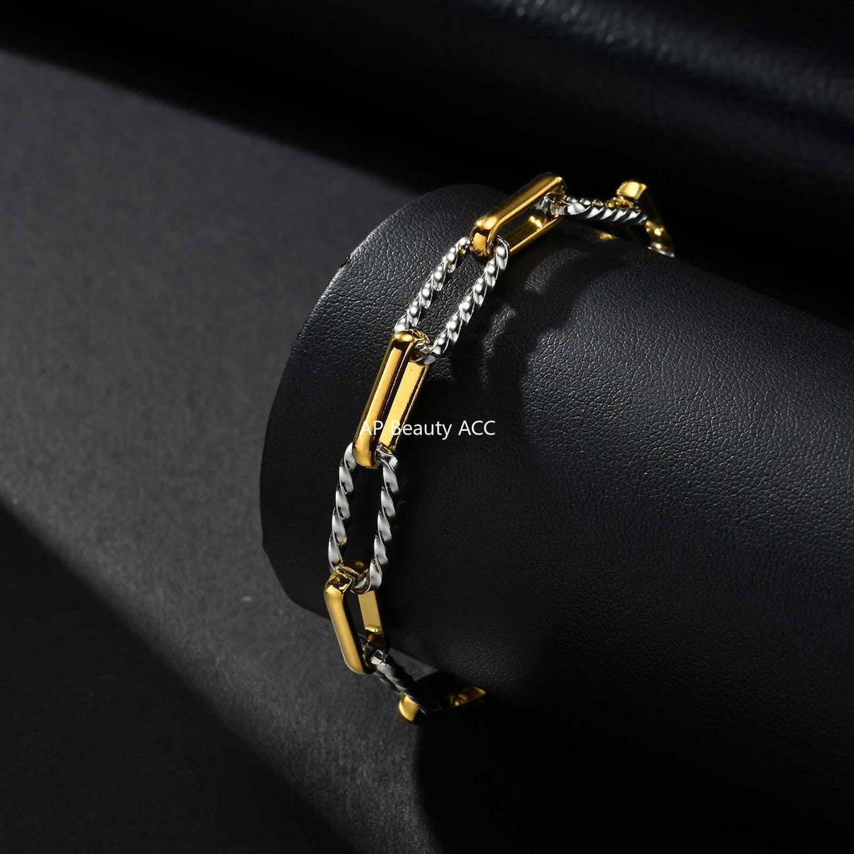 G관 - 스테인리스 스틸 핸드메이드 체인 팔찌 [BR-1705] 25.10-5