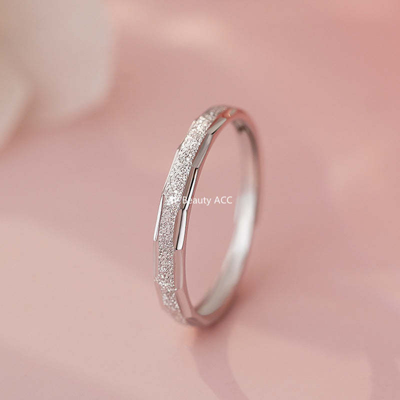 B관 - 999 실버 심플 미니 펀칭 링 커플 반지 [YC3129R_1] 25.10-4