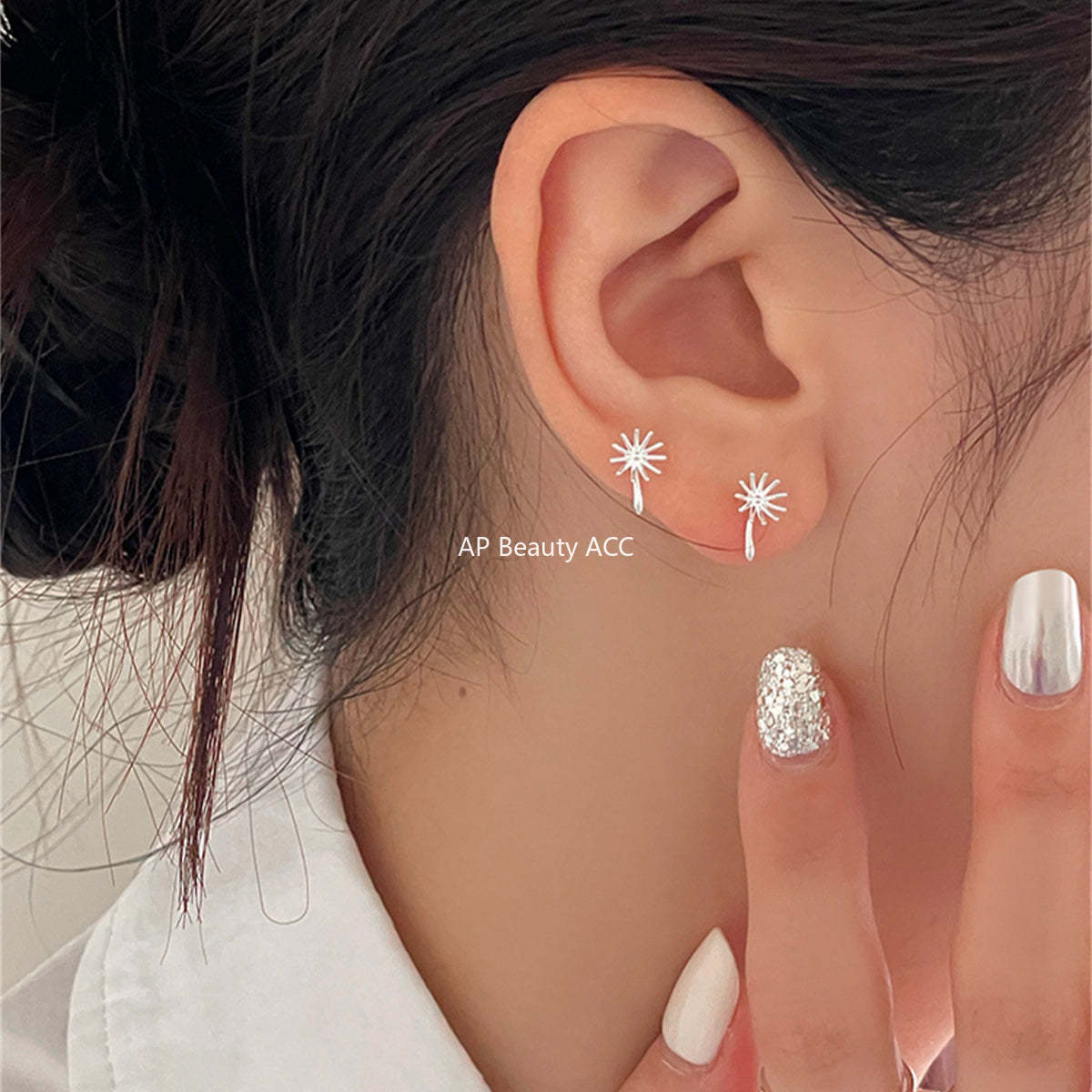 A관 - 민들레 925 은침 귀걸이 [EH-3786] 25.07-2