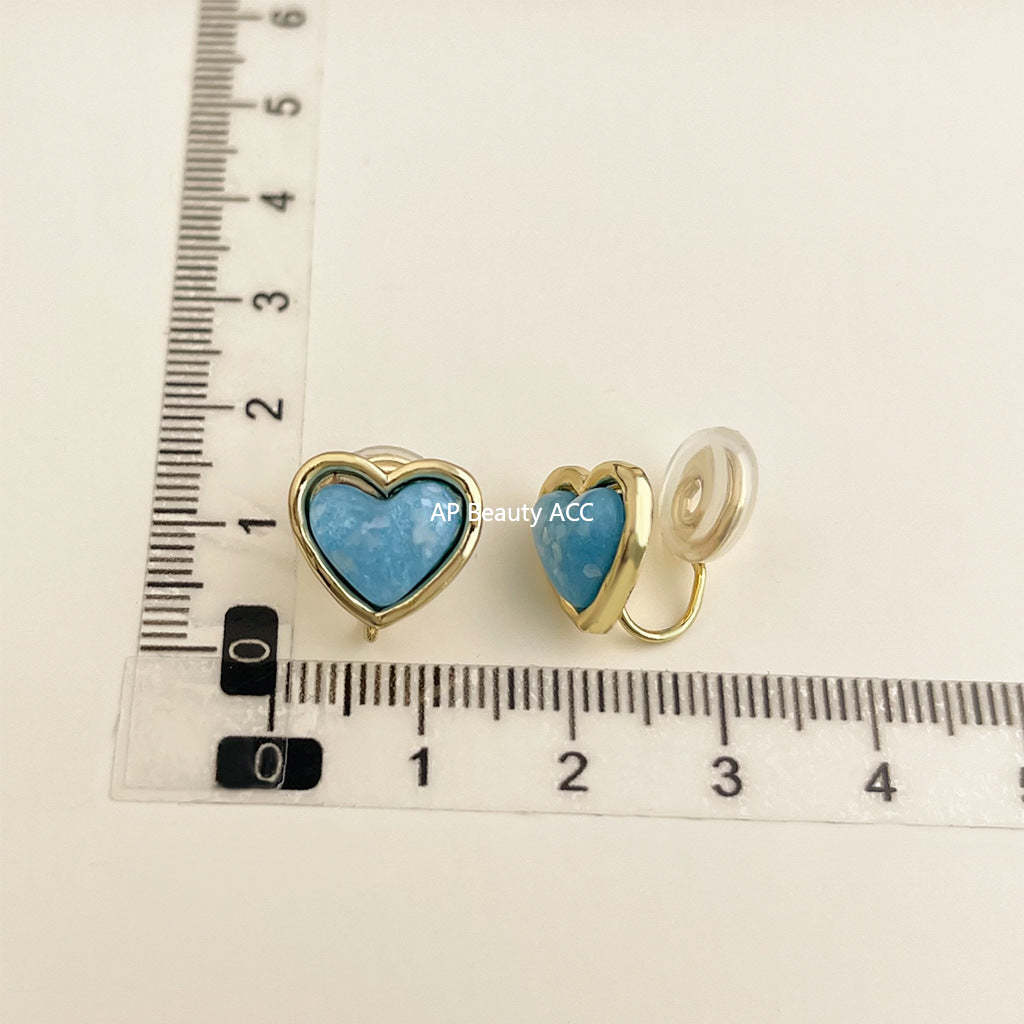 C관 - 18K 도금 컬러풀 이어커프 귀걸이 [EJ0303C] 25.03-3