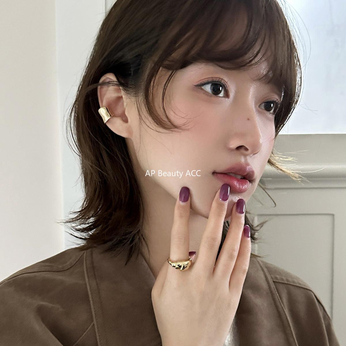 A관 - 비정형 와이드 디자인 이어커프 귀걸이 [EH-3480] 25.04-2