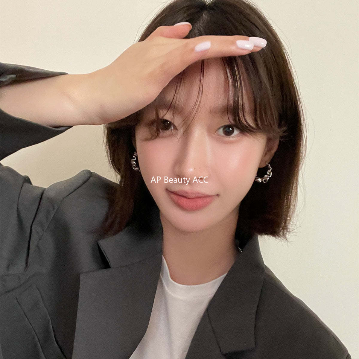 A관 - 비정형 크링클 주름 모양 귀찌 귀걸이 [EJ-59] 25.12-1