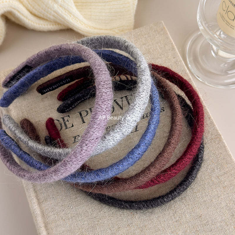 E관 - 털실 소재 볼륨 얇은 머리띠 [27651] 25.11-3