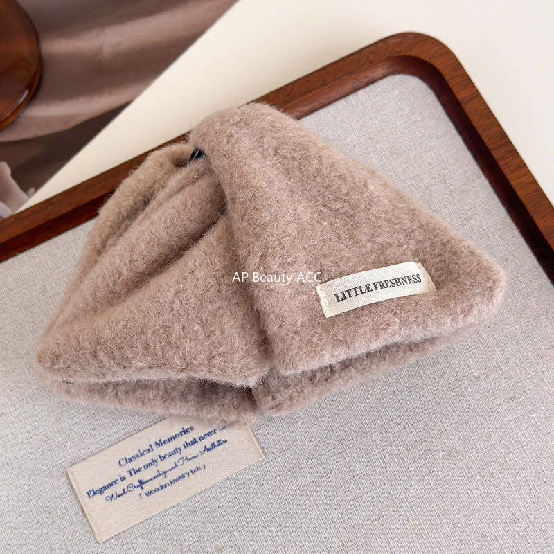 E관 - 모직 컬러 삼각형 대형 집게핀 [27721] 25.11-4