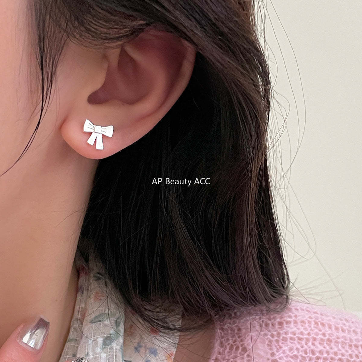 A관 - 925 은침 리본 디자인 귀걸이 [EH-3748] 25.08-4