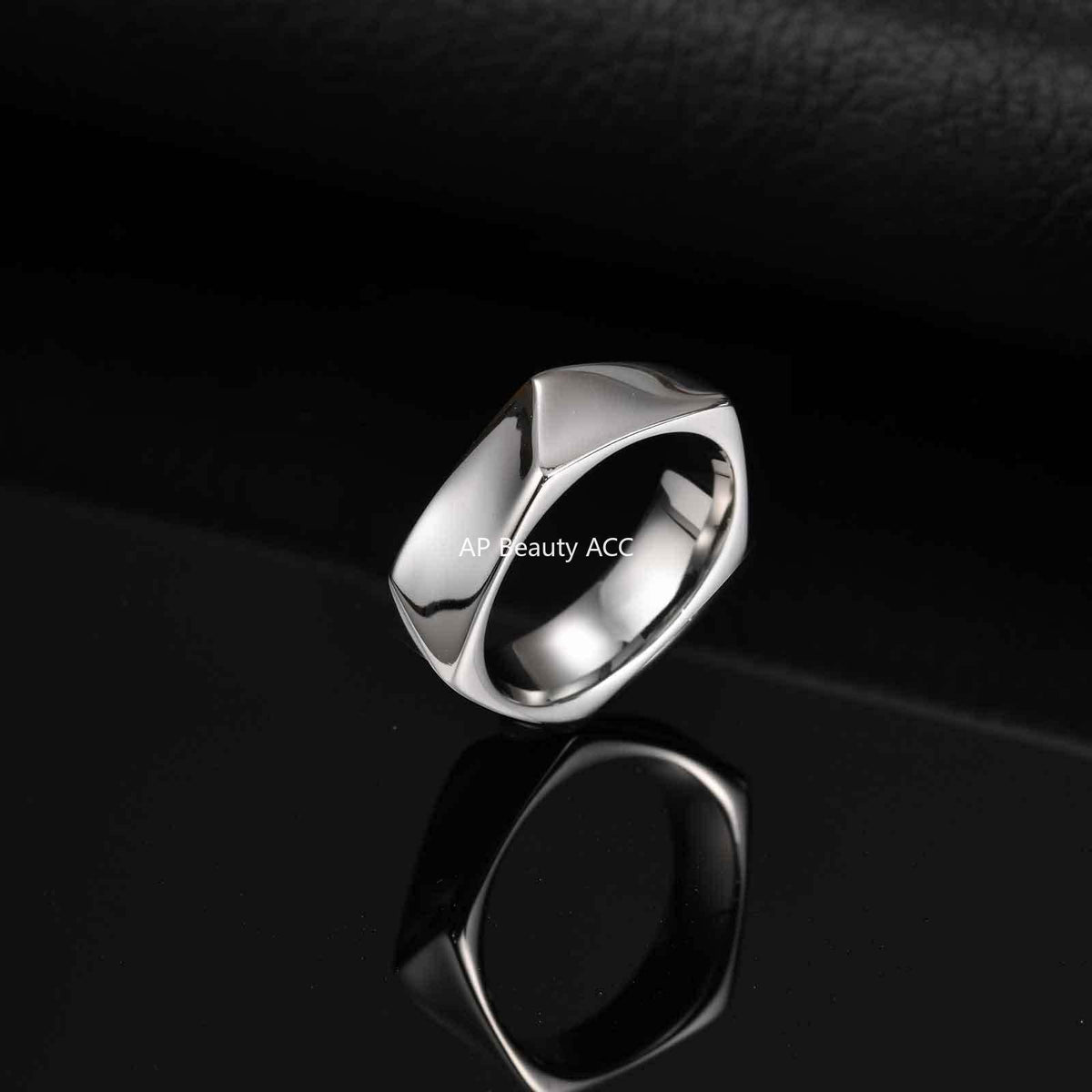 G관 - 스테인리스 스틸 오각형 반지 [RC-915] 25.10-5