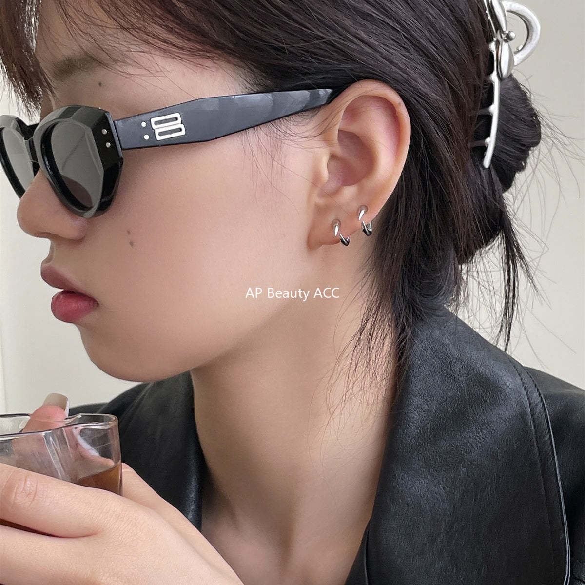A관 - 송곳니 모양 은침 귀걸이 [EH-3073] 24.07-4