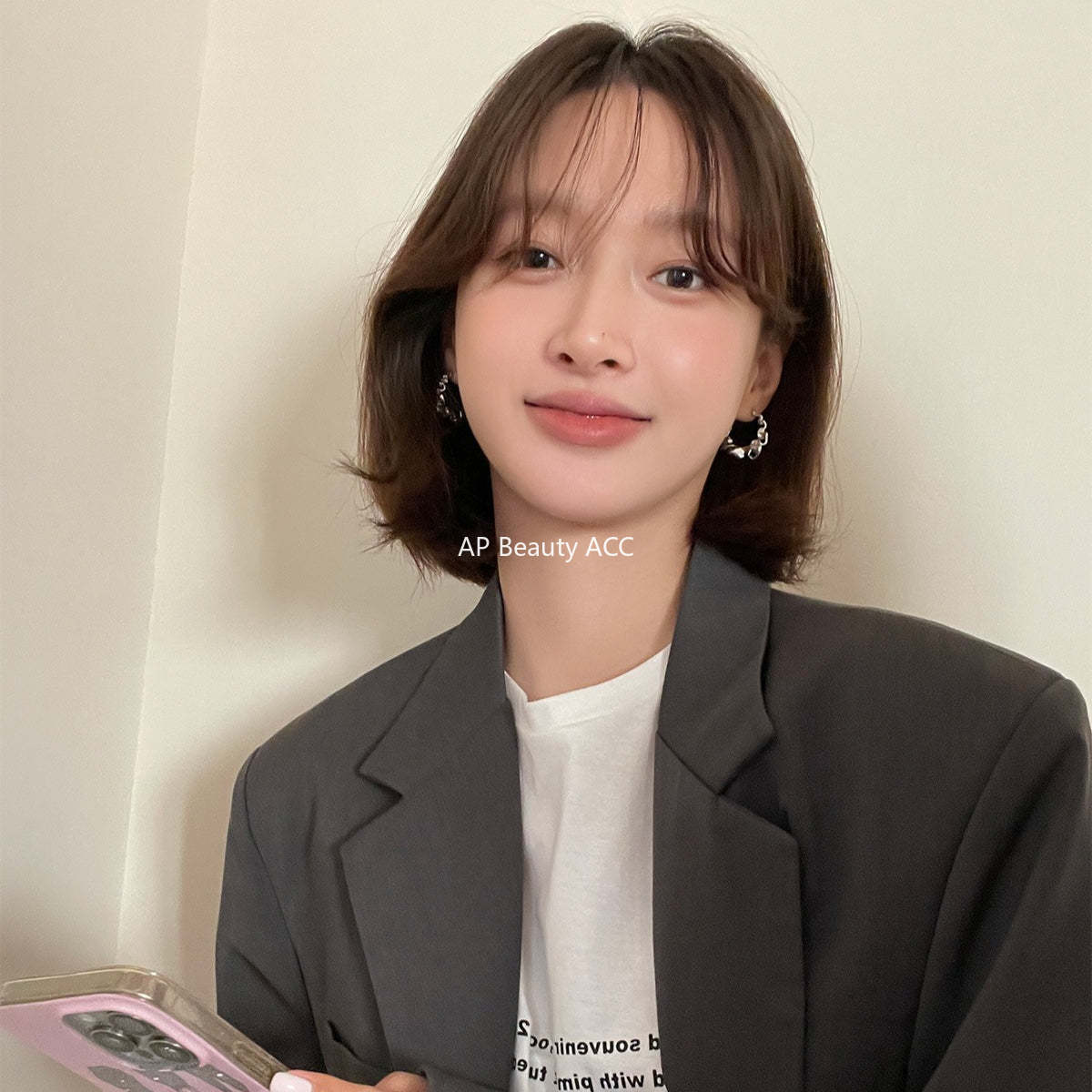 A관 - 비정형 크링클 주름 모양 귀찌 귀걸이 [EJ-59] 25.12-1