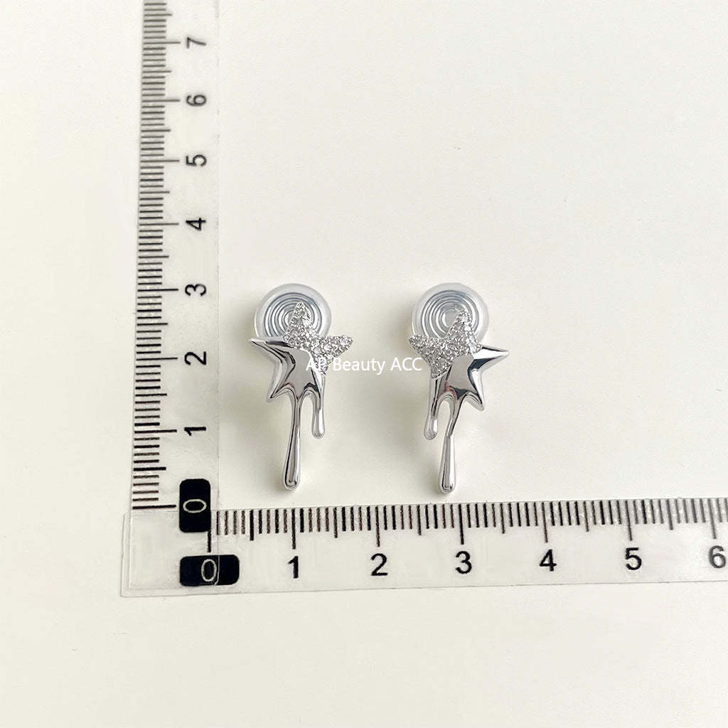 C관 - 큐빅 레진 진주 무피어싱 나선형 이어커프 귀걸이 [EJ0203F] 25.02-3