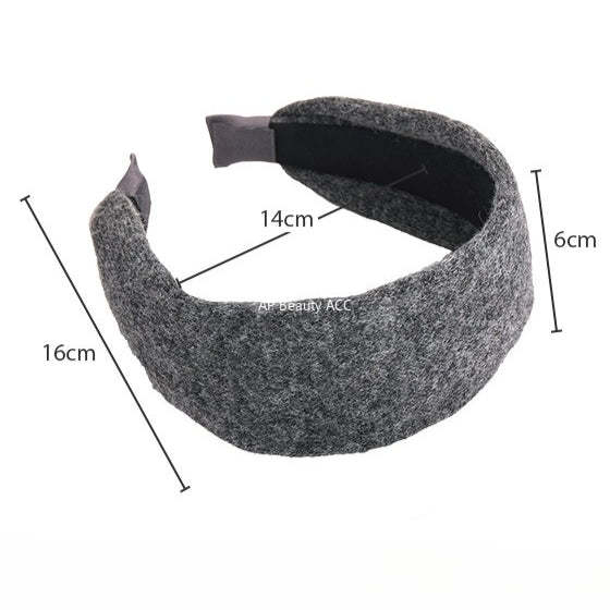 E관 - 도톰한 니트 디자인 와이드 머리띠 [27602] 25.10-4