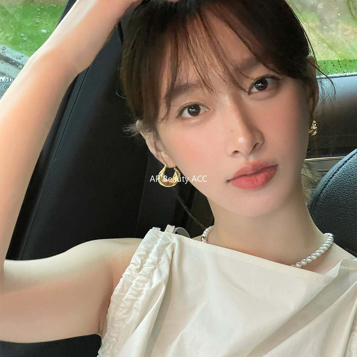 A관 - 메탈 텍스처 볼드 링 귀찌 귀걸이 [EJ-61] 25.12-3