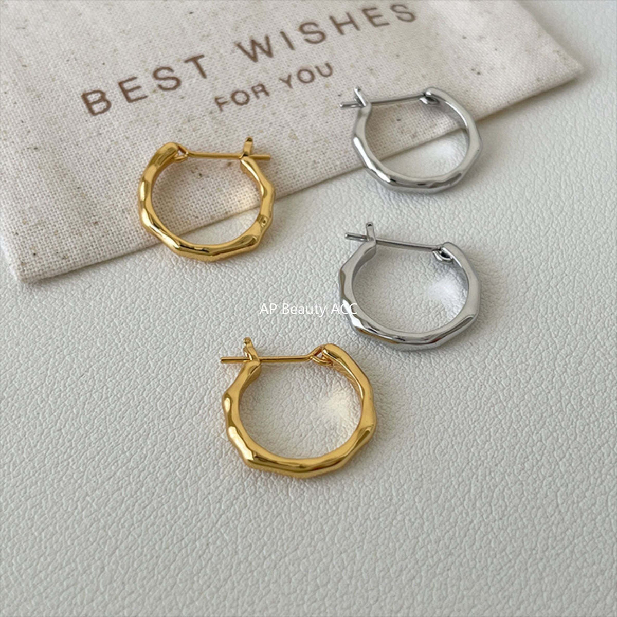 A관 - 925 은침 정형 심플 링 스터드 귀걸이 [EH-1754.SJ] 25.12-3