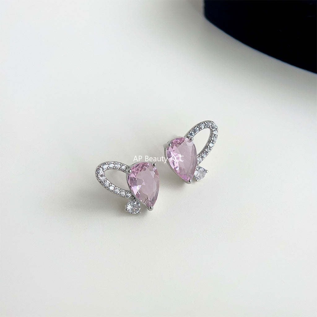 C관 - 미니 큐빅 비대칭 감각적인 귀걸이 [4389] 24.06-4