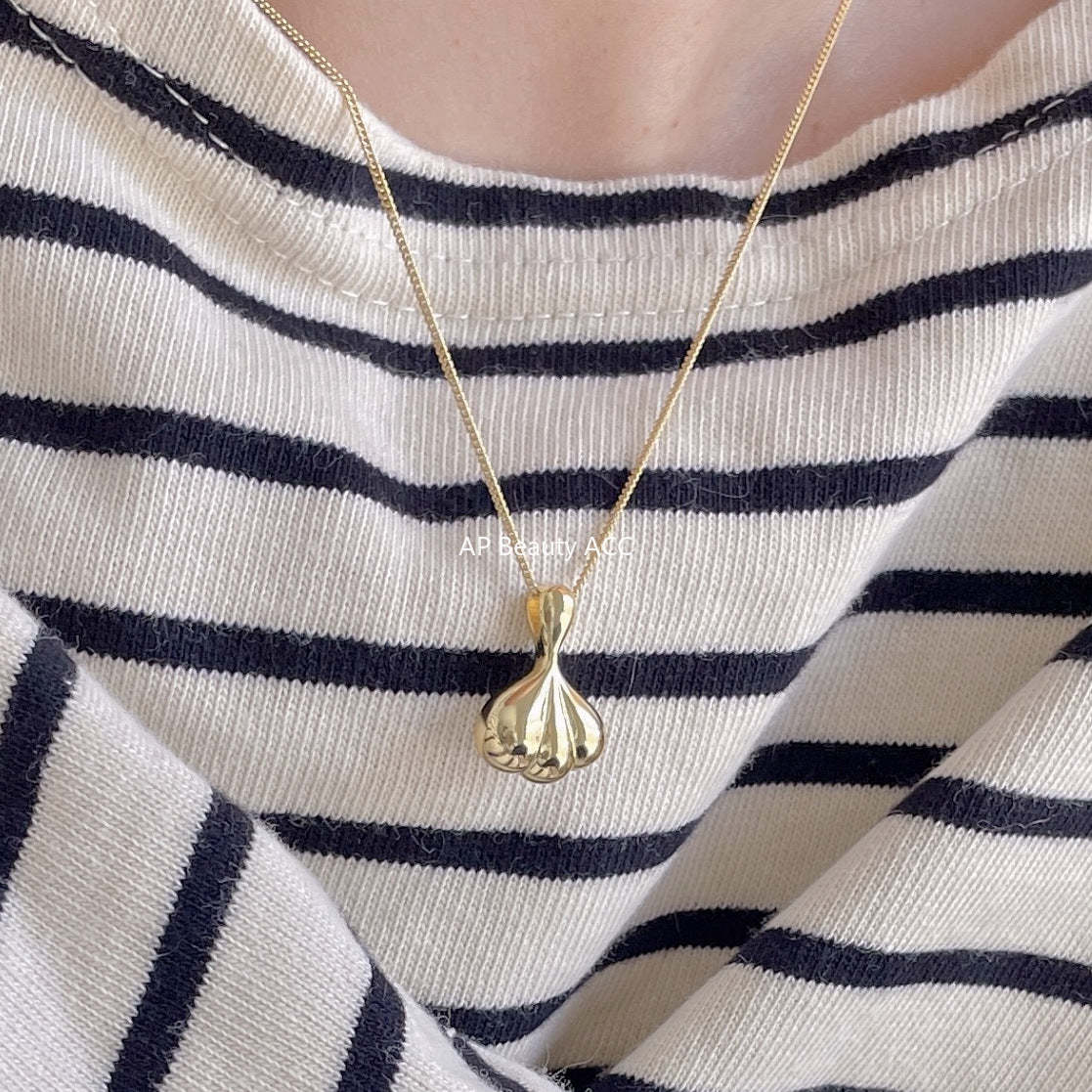 F관 - 925 실버 심플 펜던트 목걸이 [B1196] 25.12-2