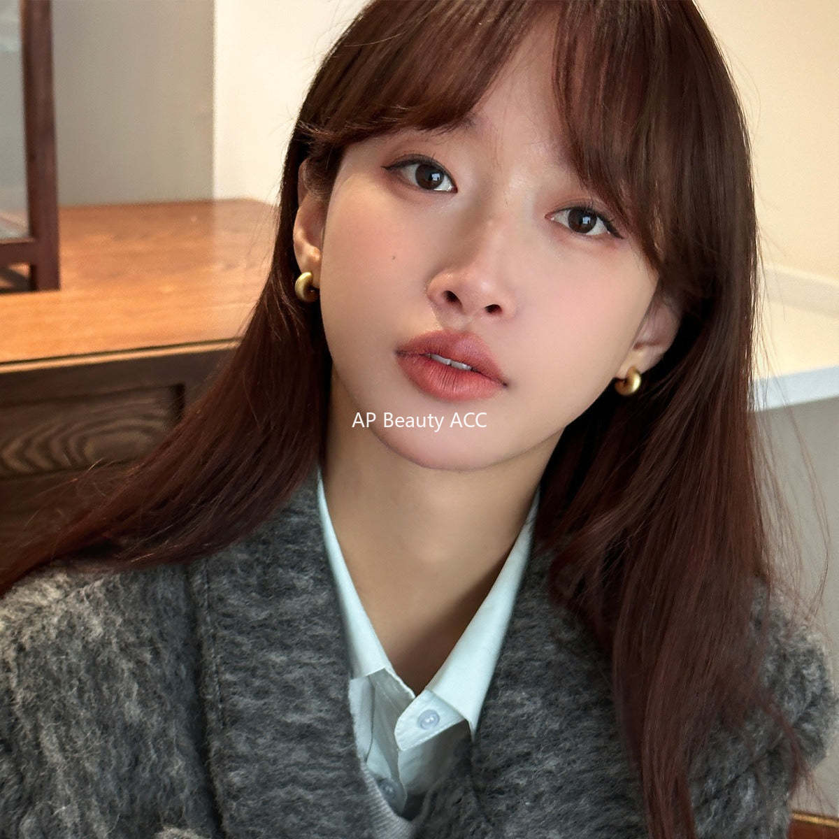 A관 - 925 은침 C형 무광 프렌치 빈티지 귀걸이 [EH-2772] 24.04-4