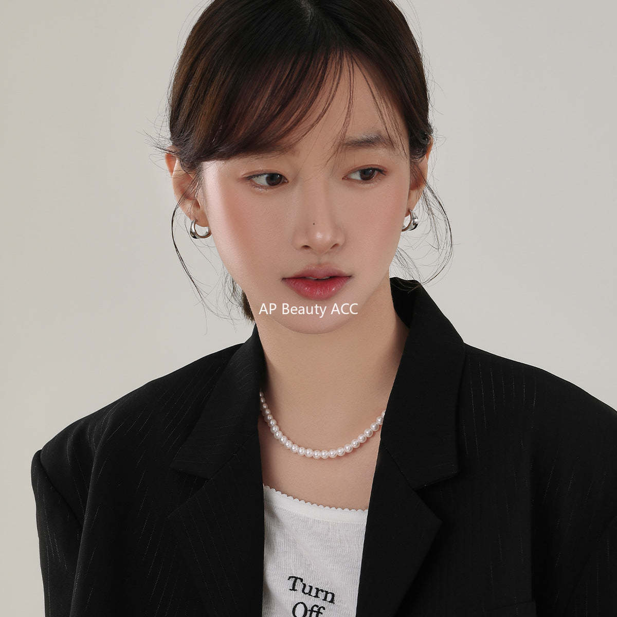 A관 - 925 은침 넓은 원형 귀걸이 [EH-3011] 24.07-2
