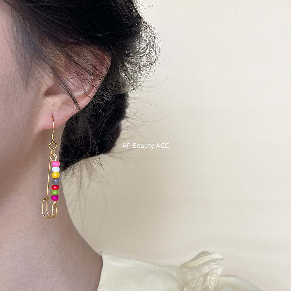 C관 - 전통 스타일 비즈 바늘 귀걸이 [1102] 24.05-4