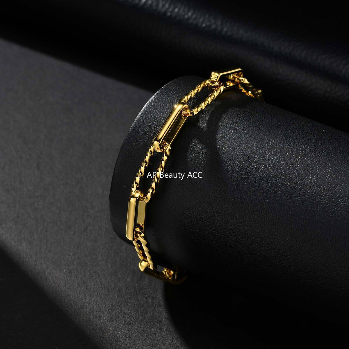 G관 - 스테인리스 스틸 핸드메이드 체인 팔찌 [BR-1705] 25.10-5