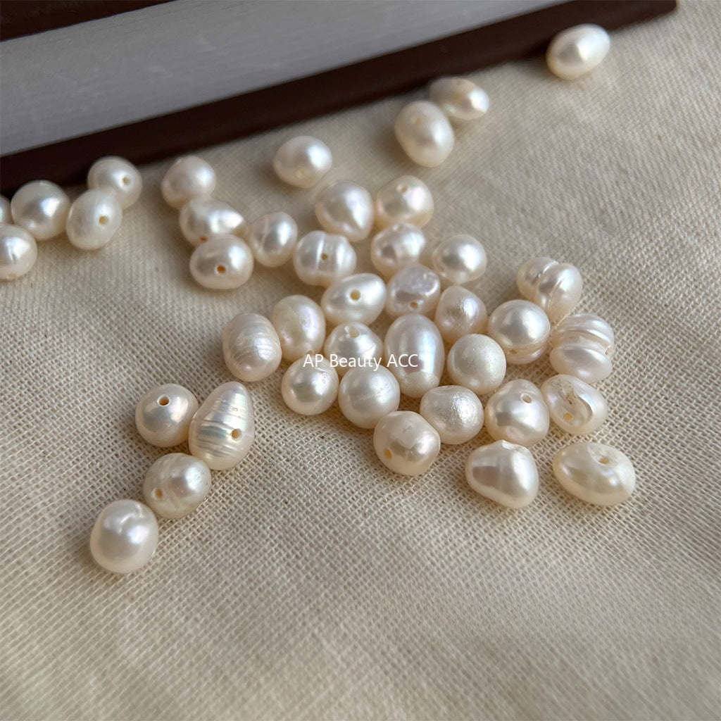 C관 - 천연 담수 진주 핸드메이드 후크 귀걸이 [7097] 25.11-3